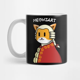 Cute Cat Kawaii Meowzart - Gift Idea Mug